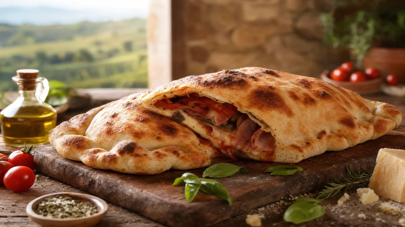 Calzone en David Panamá relleno y horneado | Verona - comida italiana en David, Chiriqui