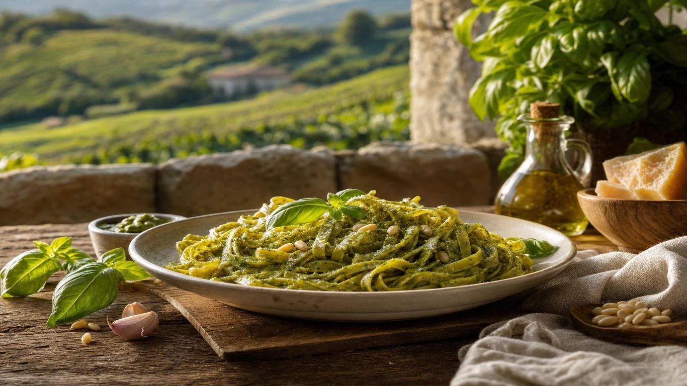 Pasta al pesto en David Chiriquí fresca y aromática | Verona - comida italiana en David, Chiriqui