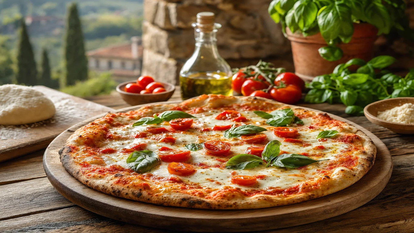 Pizza artesanal en David con masa delgada importada | Verona - comida italiana en David, Chiriqui