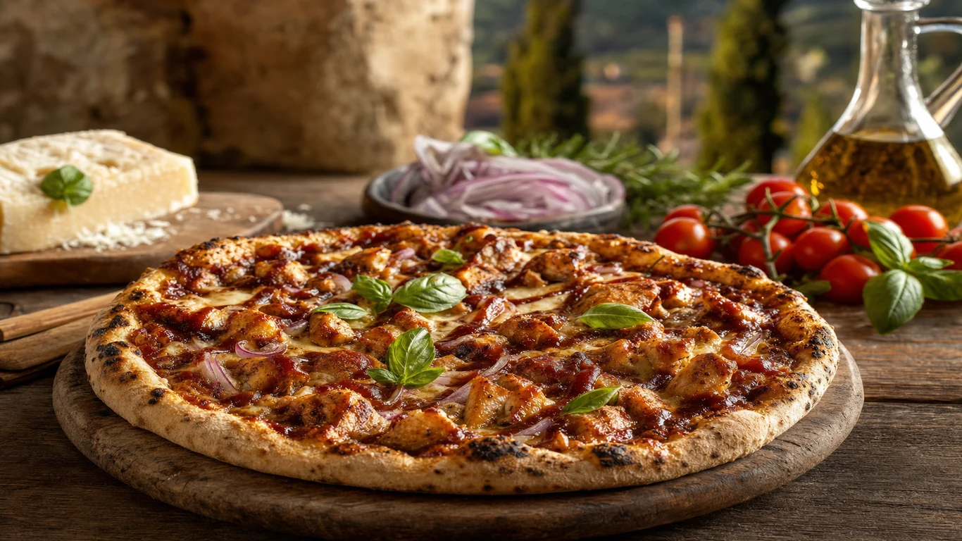 Pizza BBQ en David Chiriquí con salsa ahumada | Verona - comida italiana en David, Chiriqui