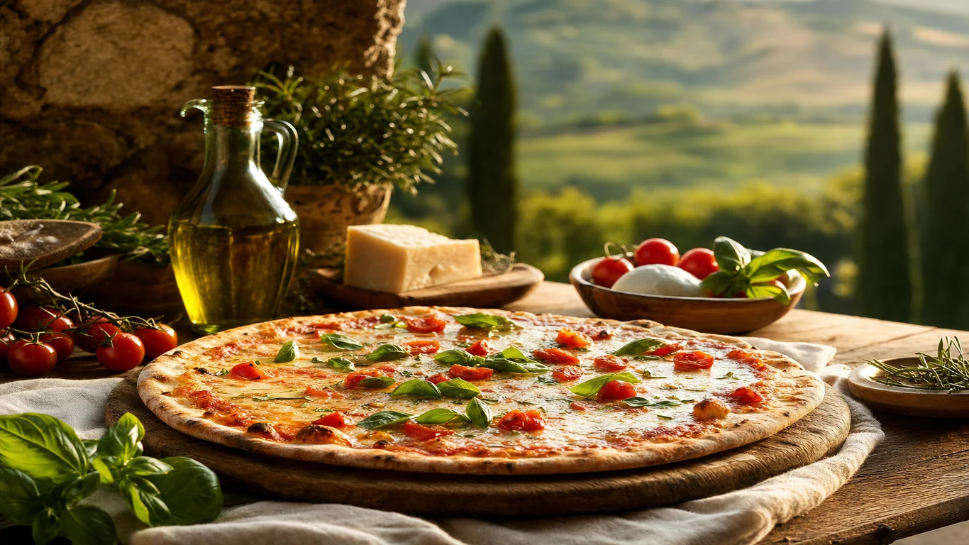 Pizza con masa delgada importada en David | Verona Ristorante - comida italiana en David, Chiriqui