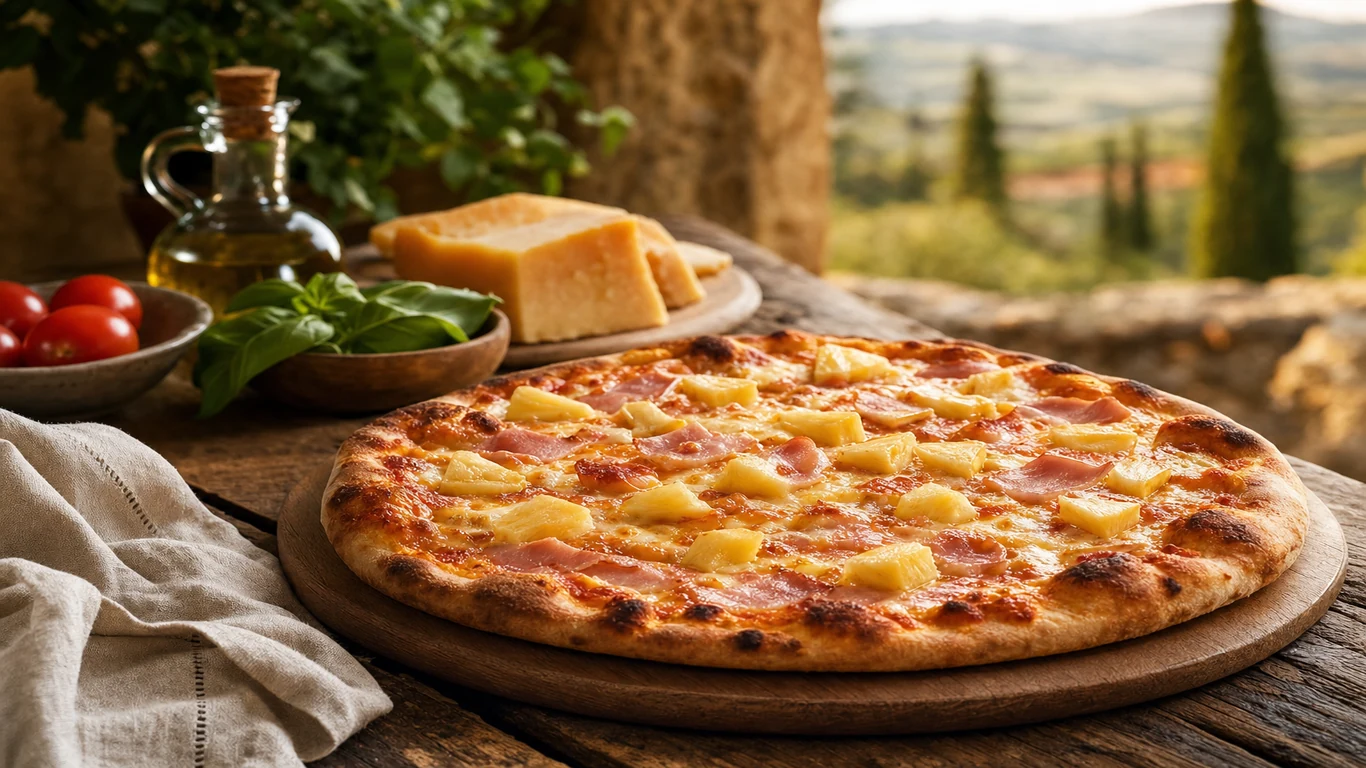 Pizza hawaiana en David con ingredientes frescos | Verona - comida italiana en David, Chiriqui