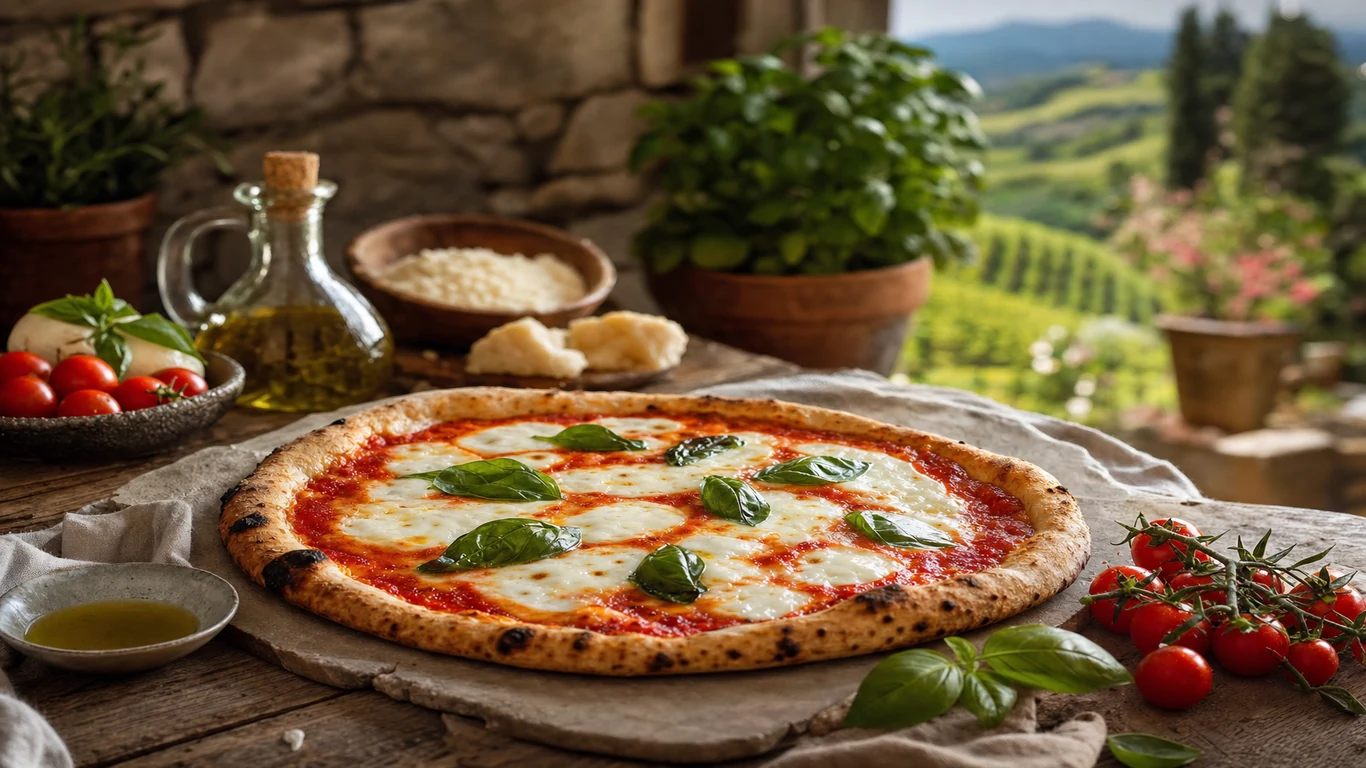 Pizza Margherita en David con receta tradicional | Verona - comida italiana en David, Chiriqui